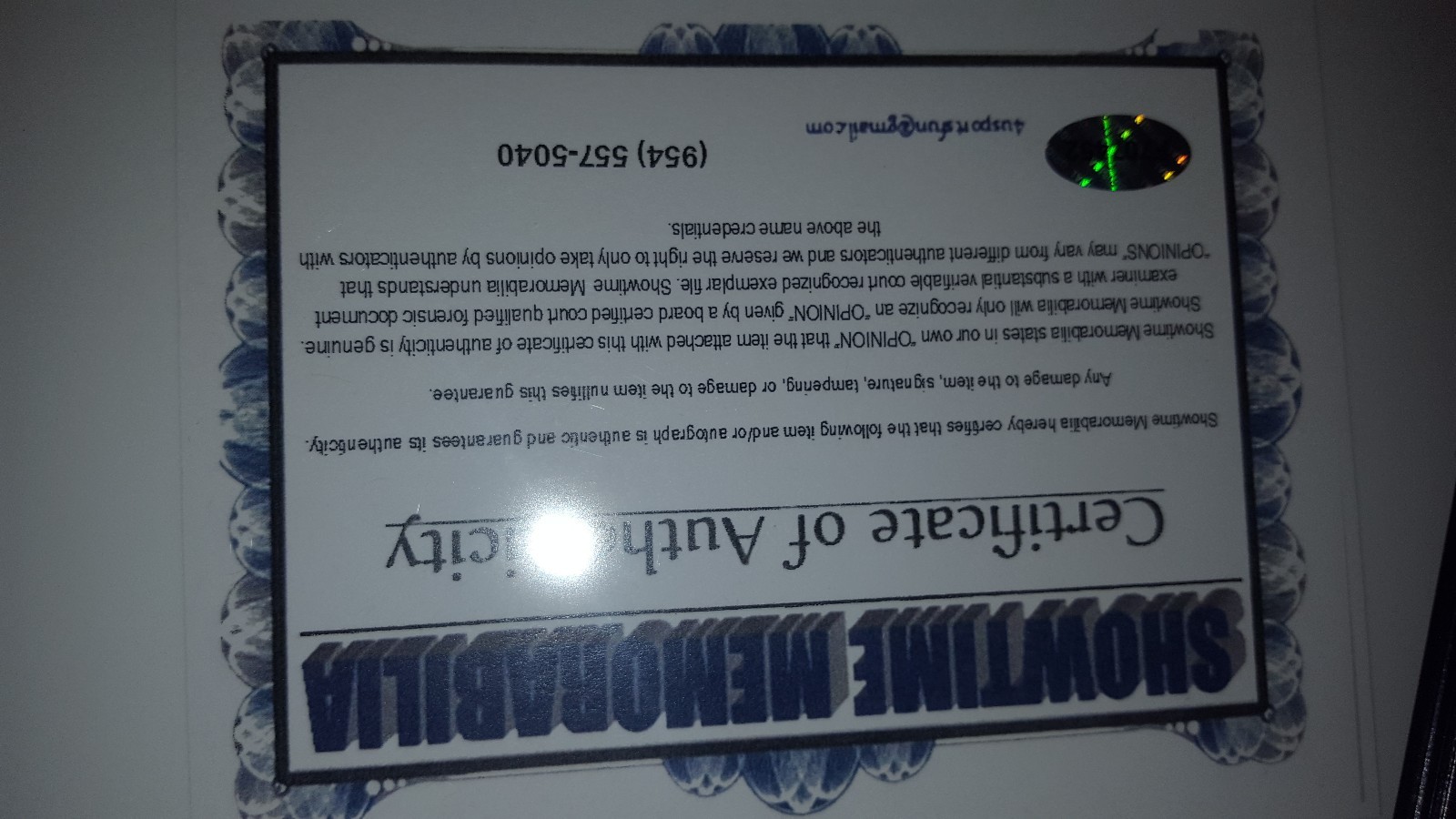 Peyton Manning 18 & Dan Marino 13 Autographed COA Autographed Photo