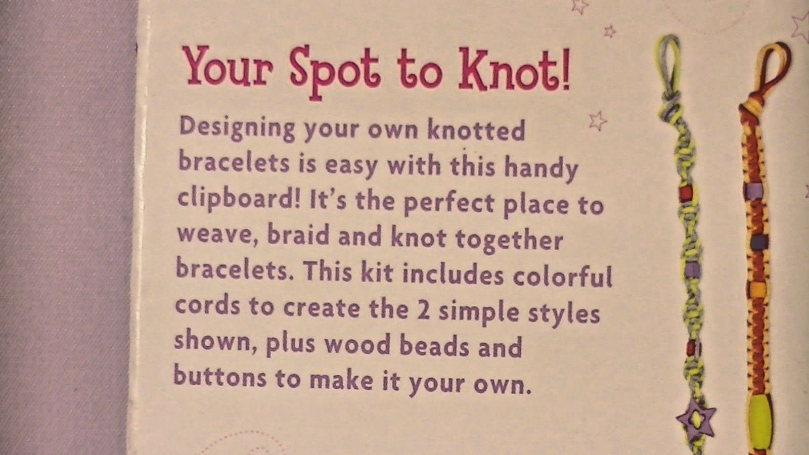 American Girl Crafts Clip and Knot Bracelet Kit