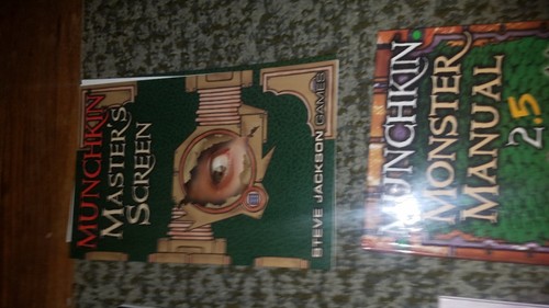 Munchkin Hard Cover Soft Cover Book Lot GuidePower Master'sGuide Monster man 2.5