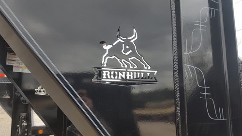 Flatbed Gooseneck 10 ton Deckover HD Equipment trailer 20 + 5 Dove flat bed