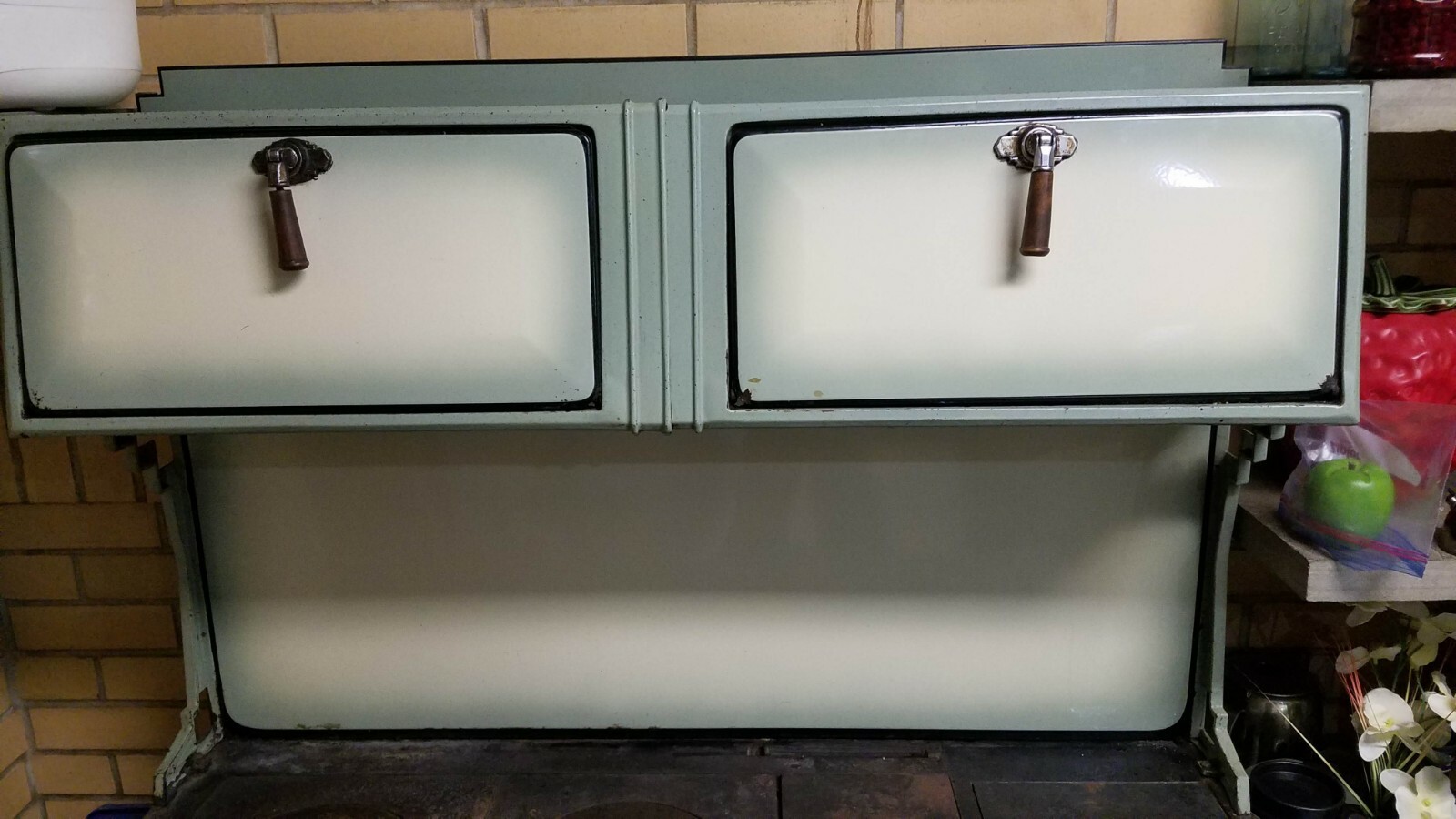 Early 20th century  wood cook stove by Range Qualified