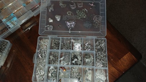 3 Craft Boxes Of Misc. Jewelry Findings