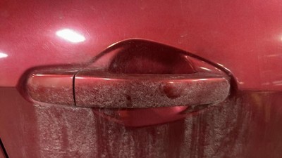 Used Right Front Outside Door Handle fits: 2012 Chevrolet Equinox Cardinal Red