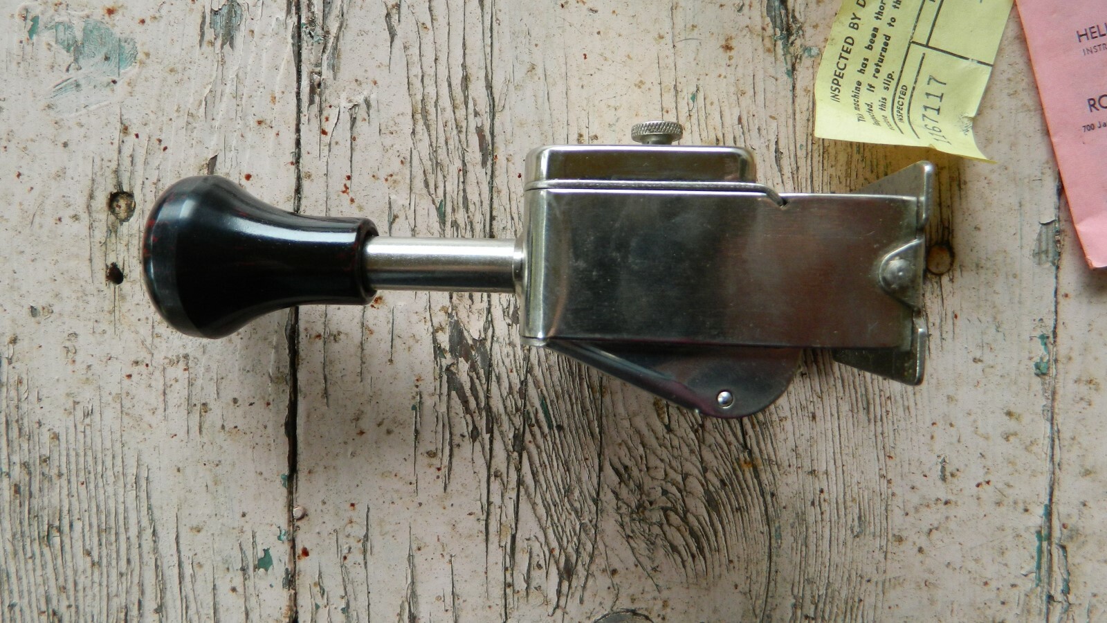 VINTAGE HELLER ROBERTS NUMBERING MACHINE MODEL 190 IN ORIGINAL BOX