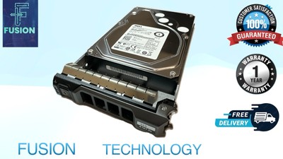 Dell 12GYY 012GYY 4TB 7.2K 6G 64MB 3.5in SAS Hard Drive W/ Caddy