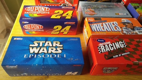 13 Lot Nascar 1/24 & 1/64 scale mid-late 90s Gordon Earnhardt diecast