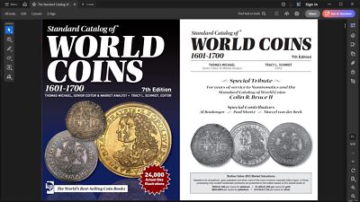 🎁 5 KRAUSE 5 PCS SET STANDARD CATALOGS OF WORLD COINS 1601