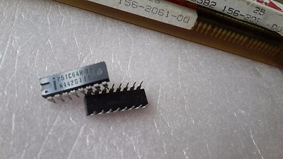  P51C64H-12 64K x 1-Bit Intel CMOS DRAM 120ns  DRAM  41C64 4164