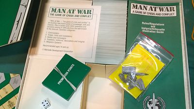 MAN AT WAR The Board Game of Crisis & Conflict, Rare Find