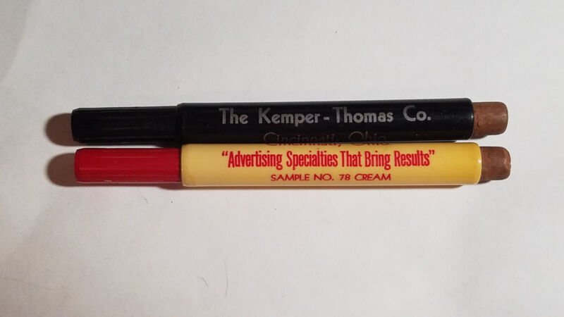Advertising Specialties That Bring Results, 2 Vintage Salesman’s Sample Pencils