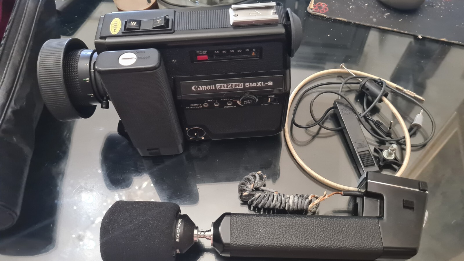 Vintage CANON Canosound 514XL-S Super 8 Movie Camera Video
