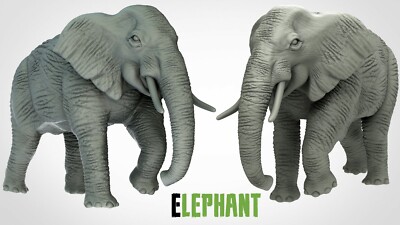 Elephant Animal D&D Roleplaying Dungeon and Dragons Miniature