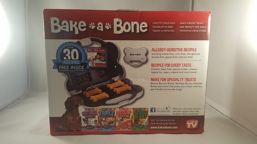 Bake-A-Bone The Original Dog Treat Maker As Seen On Tv Dog Treats Snacks New