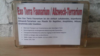 Exo Terra Faunarium / Allzweck - Terrarium