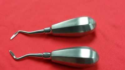 2 APICAL ROOT DENTAL ELEVATOR RIGHT & LEFT ( PEDO )