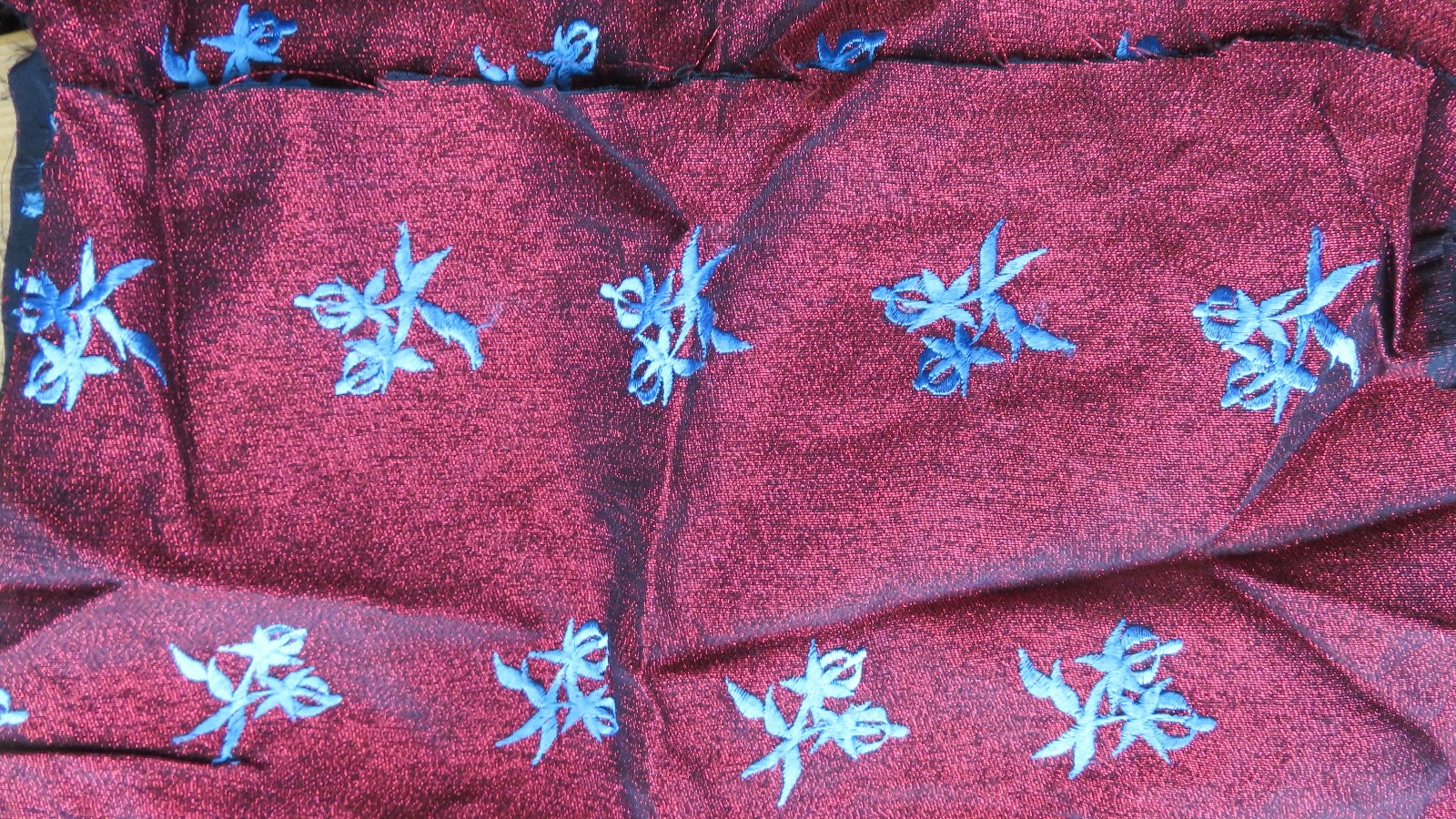 Vintage Lame Brocade Fabric 4 yds 36