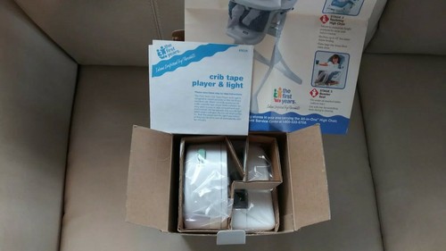 The First Years Crib Tape Player & Light #4103 Plays Audio Cassettes New