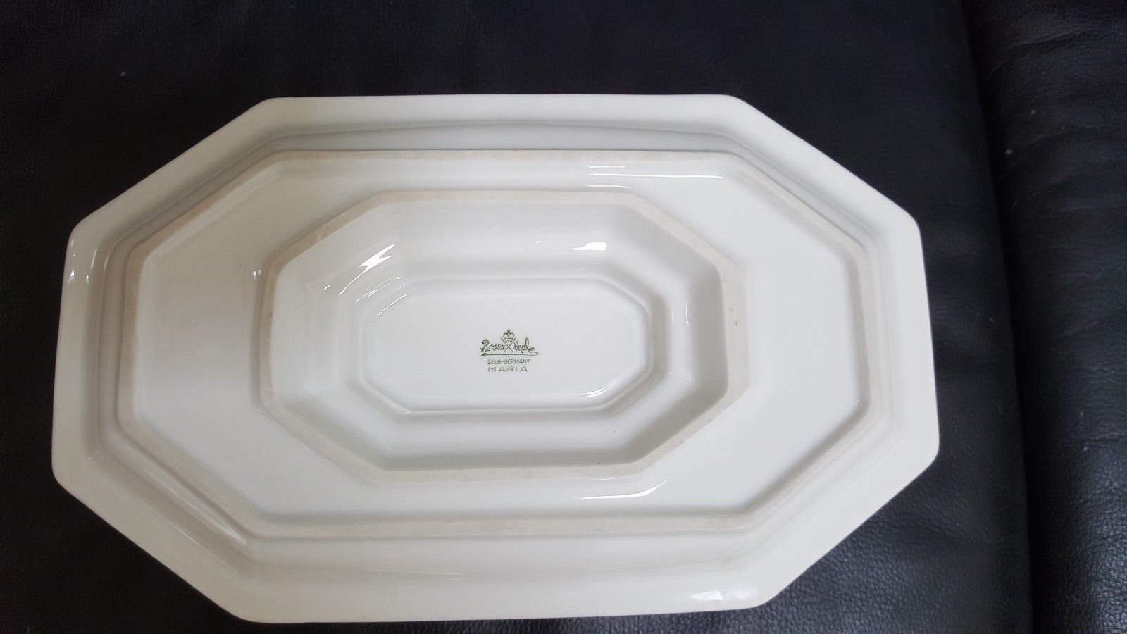 Rosenthal White Gravy Boat on Pedestal Maria Pattern 9 3/8