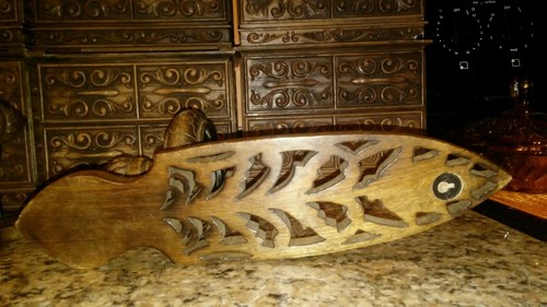 VINTAGE Carved GOTHIC WOOD BRANCH SCONCES Candle Holders WALL CANDELABRAS 14