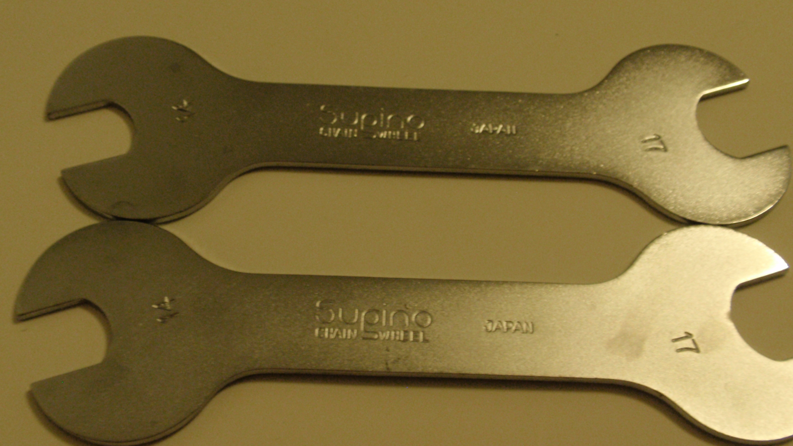 Sugino Hub Cone Wrench 14mm 17mm 2 Pieces Made In Japan NOS