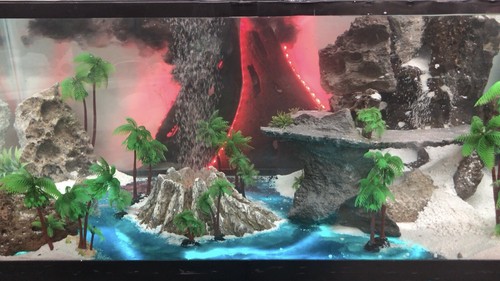 Aquarium Safe Fish Tank Glowing Floor & Light Kit