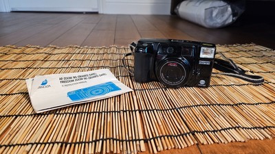 Minolta Freedom Zoom 90 38-90mm 35mm Film Camera *UNTESTED* Manual & Strap
