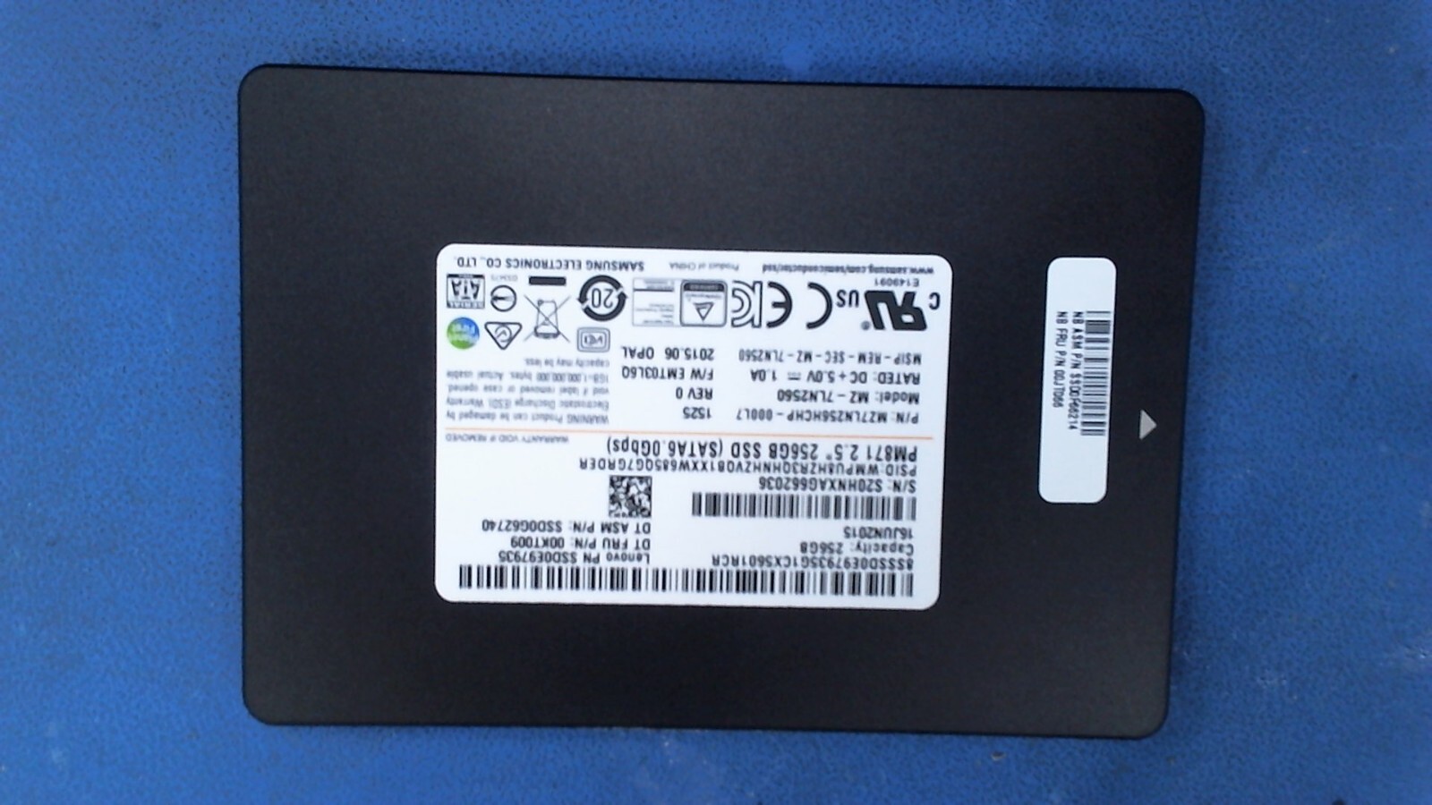 Samsung 256GB PM871 2.5