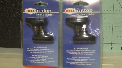 2008 2- 2 packs BELL C STOP BRAKE PADS FOR BICYCLES all terrain