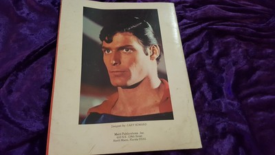 SUPERMAN the MOVIE by MERIT Publications Softcover BOOK 1978 + Press Photos II +