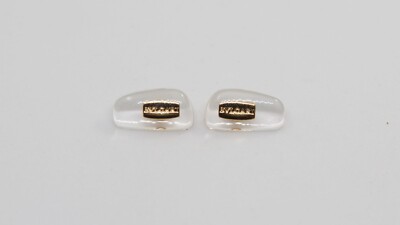 Replacement Screw-in Nose Pads for Bvlgari Bulgari Eyeglasses Sunglasses Gold