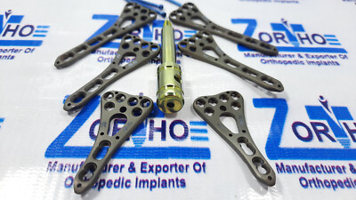 Locking Variable Angle Distal Radius Volar plate 2-4 holes L &R & screw 61 pc TT