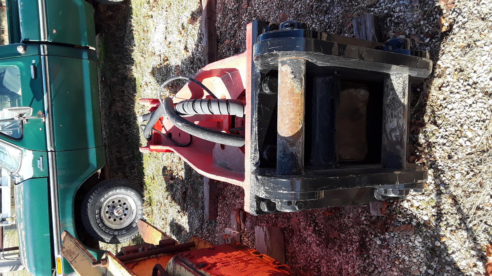 Allied / Krupp Hydraulic Breaker Hammer HM1500 5500lb Impact 26-40 Ton Carrier