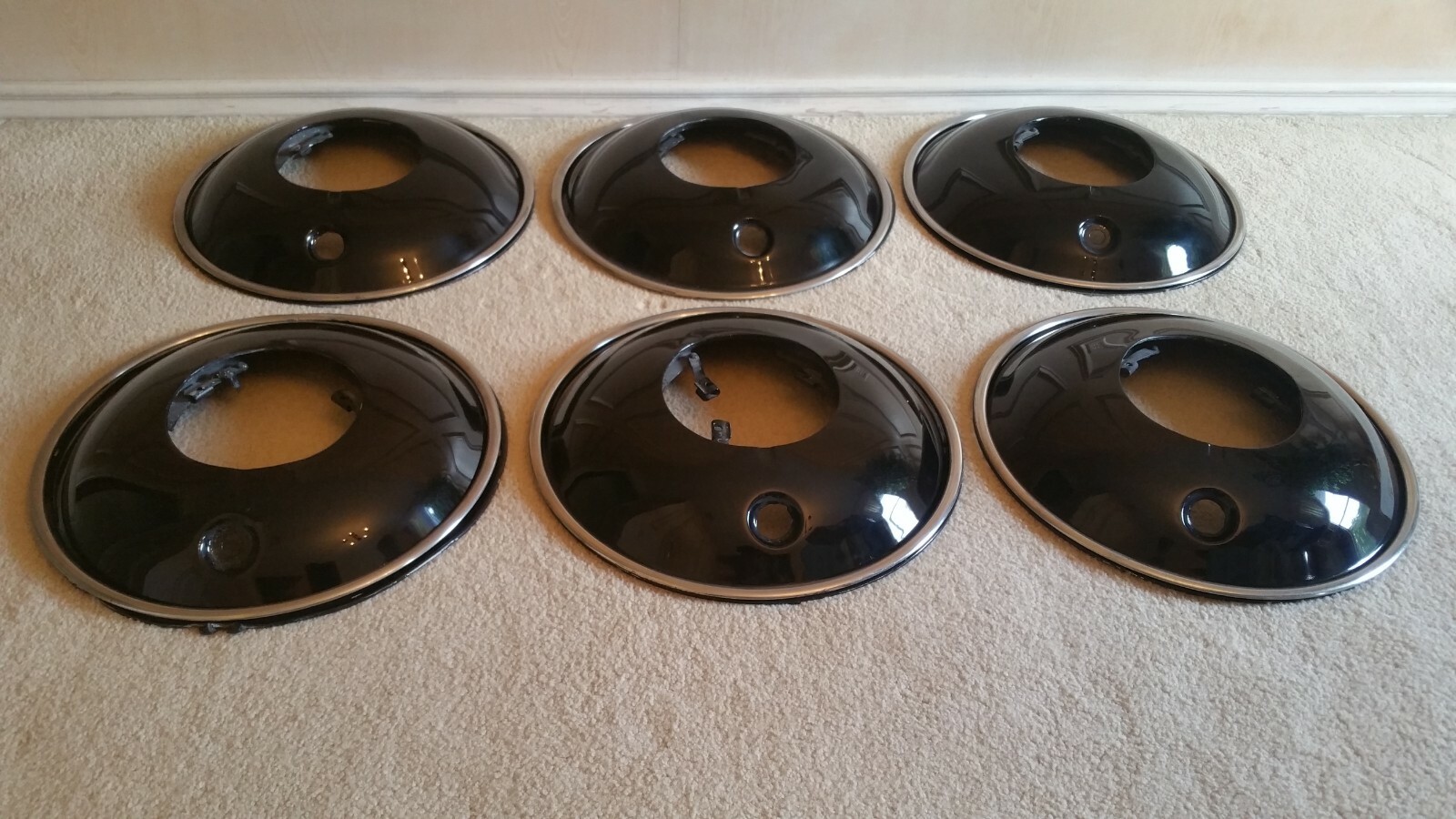 1930 - 1936 Packard Rare Wire Wheel Cover Hubcaps Set of 6 1930 - 1936 Packard Rare Wire Wheel Cover Hubcaps Set of 6