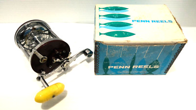 Beautiful Penn Jigmaster No. 500 Fishing  Reel With Yellow Handle