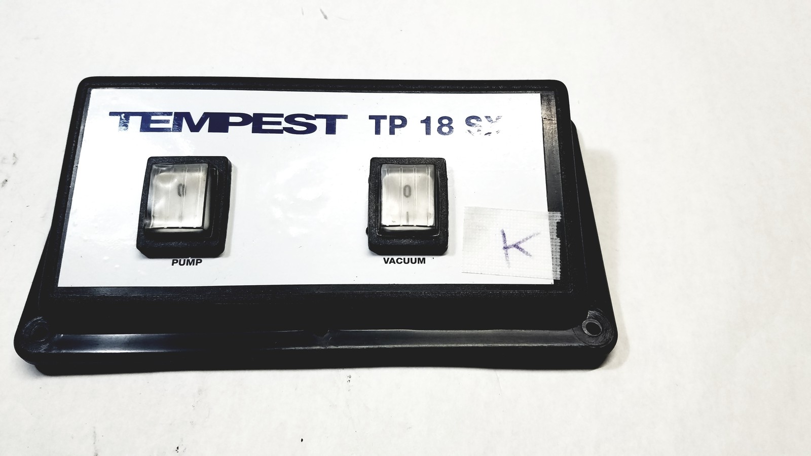 Tempest TP 18SX Control Board, Tempest Vaccum Button Board