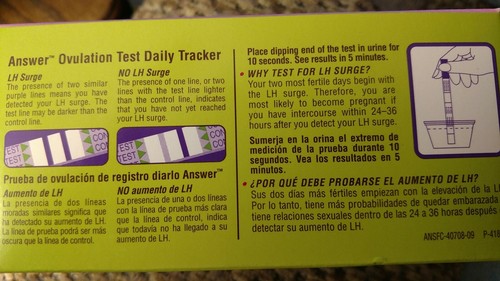 Answer Daily Ovulation Tracker, 20 ovulation tests + 1 preg test, Damaged Boxes
