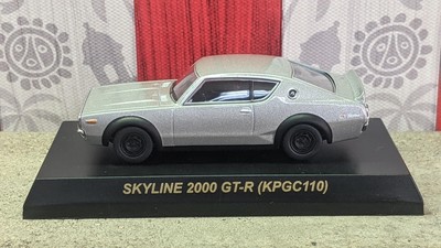 KYOSHO SKYLINE 2000 GT-R (KPGC110) SCALE 1:64 NISSAN SKYLINE COLLECTION SERIES
