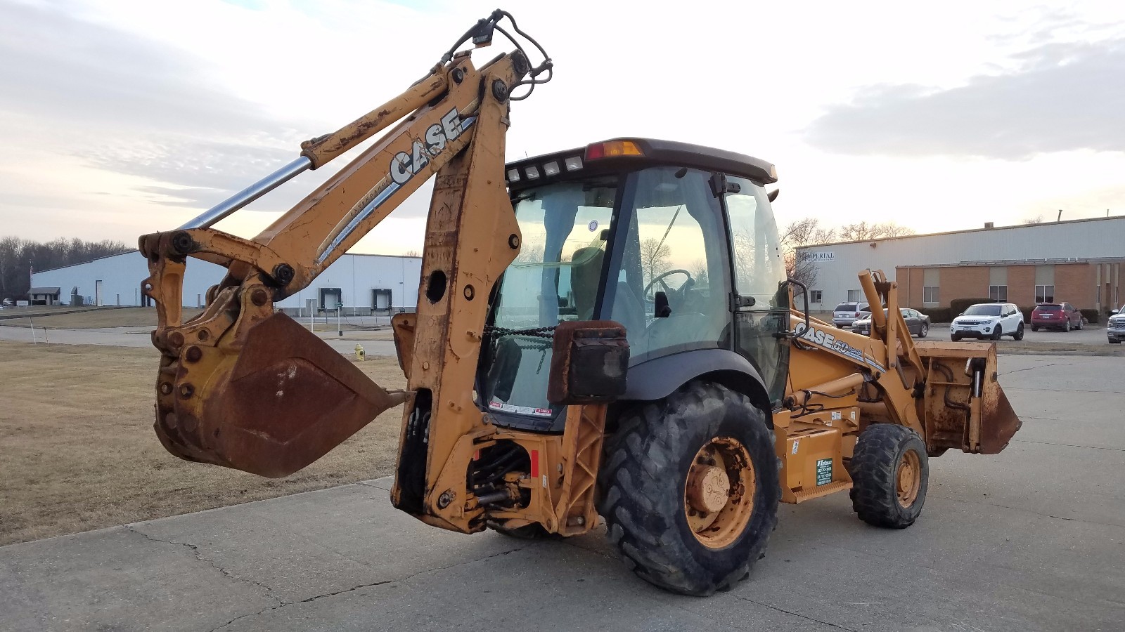 2007 Case 580 Super M SeriesII Backhoe 4x4 Ex-Hoe Clamshell Cab Extendahoe
