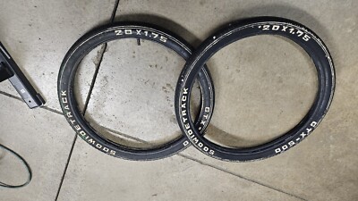 VINTAGE BMX BIKE TIRES GTX-500 WIDETRACK ''HUTCH REDLINE SCHWINN MONGOOSE JMC GJS