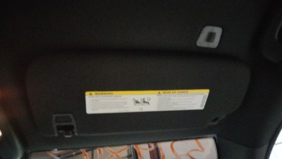 2011-2024 Dodge Durango RH Passenger Side Interior Sun Visor Black H7X9 Cloth