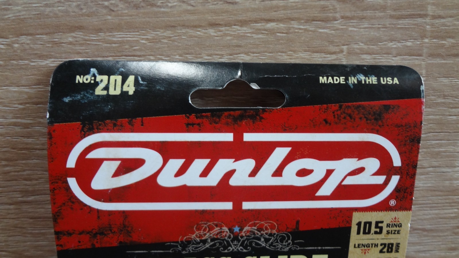 New Jim Dunlop 204 Med Knuckle Tempered Glass Slide! 10.5 Ring Size