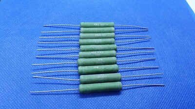 10pcs GENUINE B&I KNA633 3k6 8W 8x36mm 5% HIEND RESISTORS FOR TUBE AUDIO!