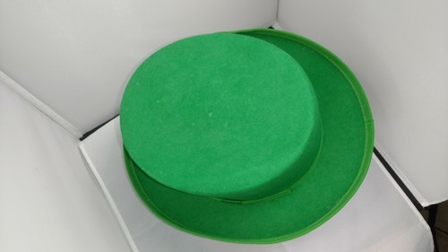 Vtg Planar - Merino 100% Wool Green Top Hat Size Medium Irish St. Patrick's Day