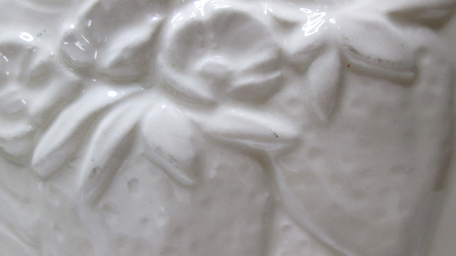 Vintage Brush McCoy? USA Pottery Ivory Pitcher Strawberries