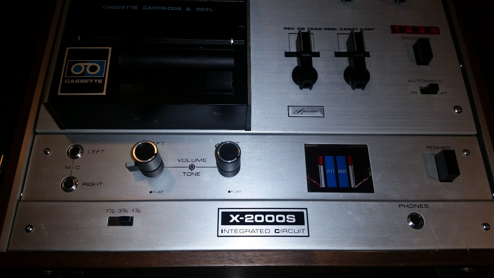 Akai x-2000S Reel to Reel 8 Track Player Recorder PARTS / REPAIR ONLY