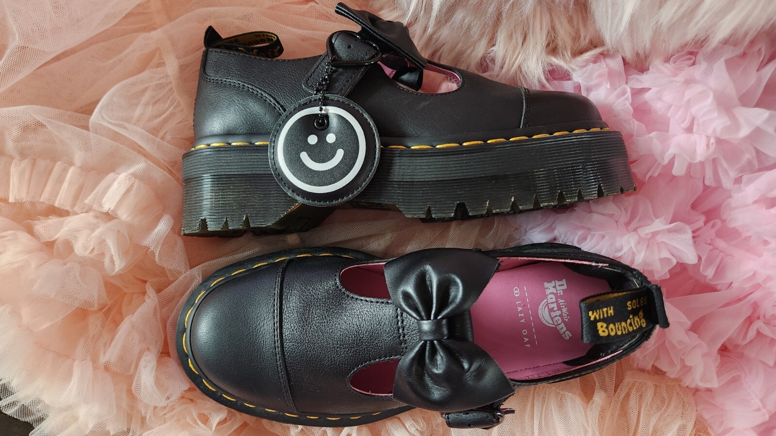 Doc Martens Bethan Lazy Oaf Leather Mary Janes Size US 6 (UK Doc Martens Bethan Lazy Oaf Leather Mary Janes Size US 6 (UK