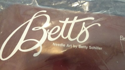 PLASTIC CANVAS KIT Elegante' rose Book Cover Tote w/Handle Holds 5 X 7 5/8