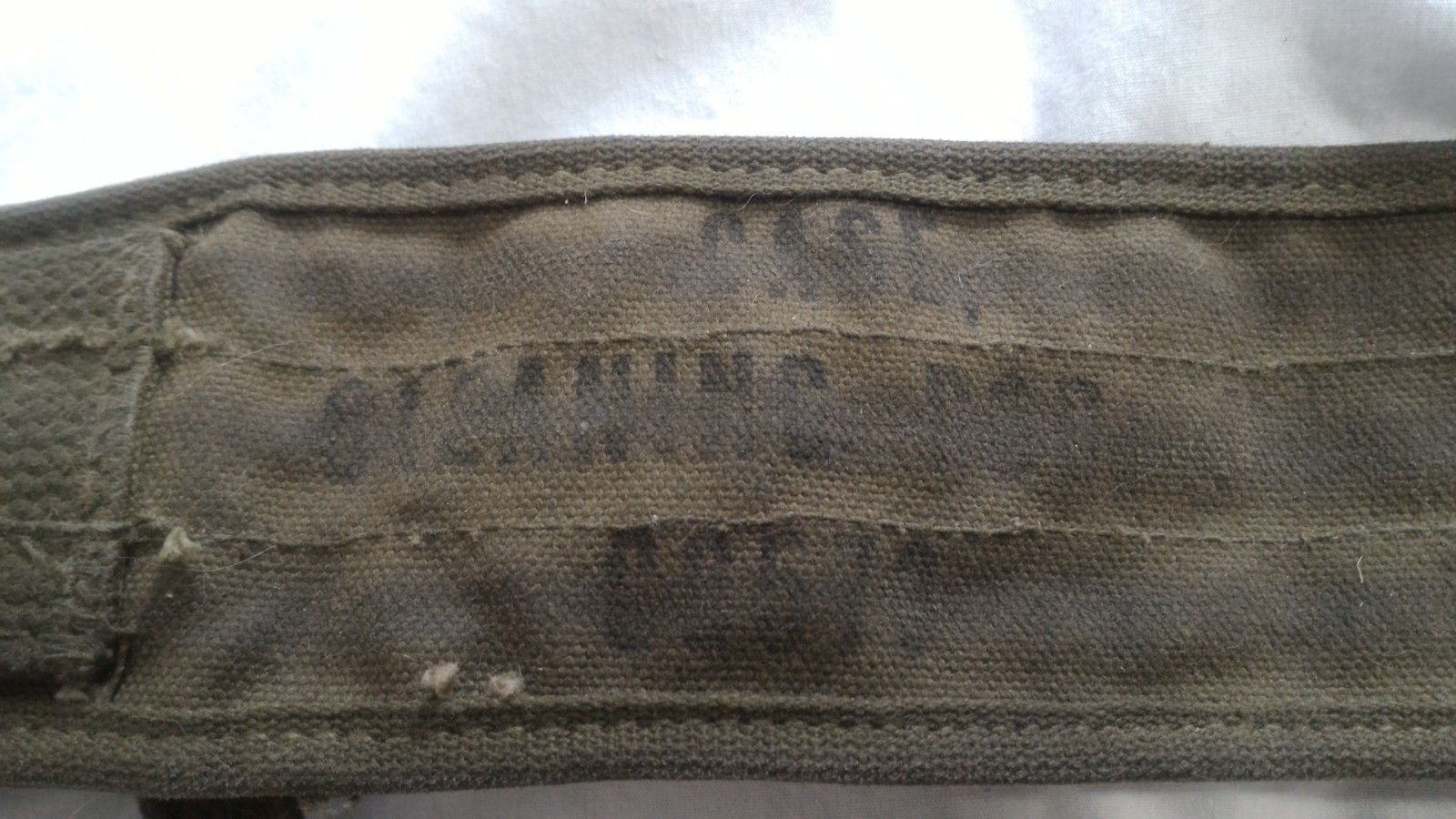 Post WW2 WWII US American Army Cleaning Rod Case Pouch
