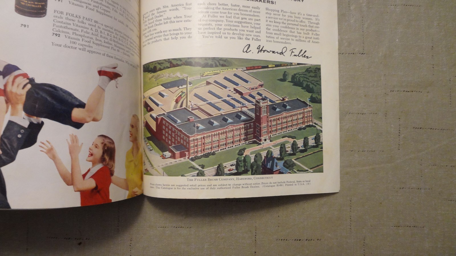 1956 FULLER BRUSH CATALOG, 50TH ANNIVERSARY