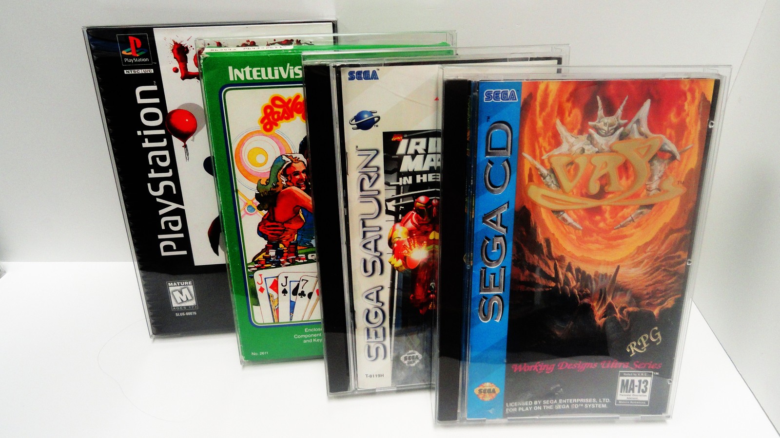 5 Box Protectors For SEGA CD / SATURN / PS1 LONGBOX Games